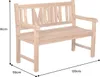 riess-ambiente Wetterfeste Gartenbank EMPIRE TEAK 120cm Produktbild-Vorschau 2