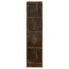 Vysoká skříň s prosklenými dvířky, kouřový dub 35x37x142 cm Náhled obrázku produktu 5