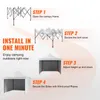 An instructional diagram showing the four steps to assemble a pop-up canopy tent. Anteprima dell’immagine prodotto