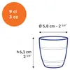 Le Gigogne - verre transparent 9cl (Lot de 6) Voir les images du produit 12