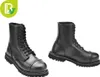 Two black leather boots are shown against a white background. Produktbild-Vorschau
