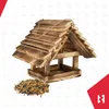 KOTARBAU® Ptačí budka na zavěšení 36 x 27,5 x 30 cm Dřevěná Náhled obrázku produktu 4
