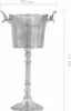 vidaXL Sektkühler Vollaluminium 39 x 29 x 71 cm Silbern Produktbild-Vorschau 7