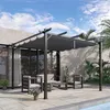 Outsunny Pergola Pavillon Toit de terrasse avec toit Voir les images du produit 10
