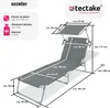 TecTake 403787, Šedá, Polyester, Ocel, 6 kg Náhled obrázku produktu 7