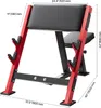 VEVOR Preacher Curl Bank Krafttrainingsbänke (Max. Produktbild-Vorschau 8