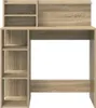 vidaXL Stôl Sonoma dub 90 x 48 x 101,5 cm materiál na báze Náhľad obrázku produktu 5