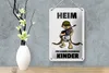 Blechschild Spruch 12x18cm Heim für schwer erziehbare Produktbild-Vorschau 4