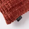 Kissen 3D Kuschelrelief Struktur marsala rot 45x45cm Produktbild-Vorschau 4