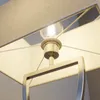 Lucande Tischleuchte Evaine, chrom/weiß, Metall, 66 cm, E27 Produktbild-Vorschau 6