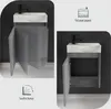 Alpenberger Gäste WC Waschbecken mit Unterschrank | Kleines Produktbild-Vorschau 4