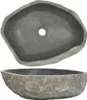 vidaXL Waschbecken Flussstein Oval (45-53)x(34-41) cm Produktbild-Vorschau 4