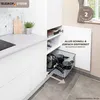 bremermann Schrank-Korbauszug 2er 30 cm mit Einlegeboden, Produktbild-Vorschau 2