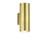 Trendige LED Wandleuchte in gold foliert 16,5cm Ø6cm, Up & Produktbild-Vorschau 2