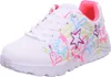 A single white sneaker with colorful graffiti-style graphics. Produktbild-Vorschau