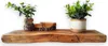 Étagère en chêne massif avec bord naturel/arbre 40x20x4cm Voir les images du produit 1