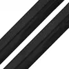 1m Einfassband 20mm hochelastisch gefalzt Meterware Faltgummi schwarz Produktbild-Vorschau