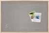 Zeller 11272 Zeller Pinnwand 80,0 x 60,0 cm Leinen grau Anteprima dell’immagine prodotto 2