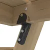 Schaukelstation mit Vis-à-vis-Schaukel ARBOUSIER Braun Produktbild-Vorschau 10