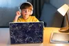 MuchoWow® Laptop Aufkleber Sticker Cover Marmor - Goldachat Produktbild-Vorschau 3