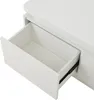 A close-up view of an open white drawer of a TV cabinet. Anteprima dell’immagine prodotto