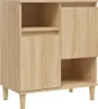 vidaXL Dressoir Sonoma-eikenhout, 60x35x70 cm, houtvezel Productafbeelding-voorbeeld 2