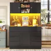 okwish Hochschrank-Küchenzeile Küchenschrank mit Produktbild-Vorschau 2