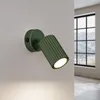 Lampada da parete KARBON verde oliva con interruttore Anteprima dell’immagine prodotto 3