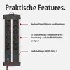 brennenstuhl Steckdosenleiste Premium-Duo-Alu-Line 12-fach, Produktbild-Vorschau 9