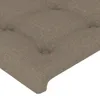 vidaXL Kopfteil mit Ohren Taupe 83x23x78/88 cm Stoff -  Produktbild-Vorschau 6