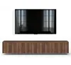 AX LIVING Barvo 2x100 TV Kommode Lowboard Dunkelbraun Produktbild-Vorschau 3