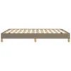 Bettgestell ohne Matratze Taupe 140x190 cm Stoff Produktbild-Vorschau 5