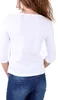 Madonna T-Shirt Damen "KALEA" Shirt mit Aufrduck 7/8 Ärmel Produktbild-Vorschau 2