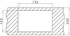 Pyramis CRETA 1B 1D MARGARITA nerez 18/10 755 x 48cm Anteprima dell’immagine prodotto 5