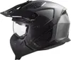 A black and gray LS2 OF606 Drifter Jeans Trial Helm is shown against a white background. Voir les images du produit