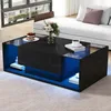 Merax 100x50x31cm Table basse, Table de salon réglable en Voir les images du produit 5