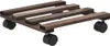 vidaXL Pflanzenständer mit Rollen 4 Stk. Zedernholz 25 x 25 Produktbild-Vorschau 1