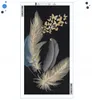 Haft diamentowy ARTULIO - Złote pióra i motyle - 80 × 40 cm Podgląd zdjęcia produktu 3