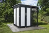 Gartenschrank weka Garten Q 200x200x217 cm anthrazit-weiß Produktbild-Vorschau 1