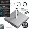 KESSER® Granit Sonnenschirmständer mit Edelstahlrohr, Produktbild-Vorschau 2