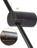 ZMH LED Wandleuchten innen 60CM Schwarz Modern Schwenkbar Produktbild-Vorschau 8