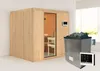 Karibu Sauna Heimsauna Innensauna KALLE 4 68mm Wandstärke Produktbild-Vorschau 2