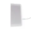 A side view of a white digital alarm clock with a USB cable attached. Anteprima dell’immagine prodotto
