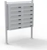 System skrzynek na listy Wiltec 12 w kolorze srebrnym 945 x Podgląd zdjęcia produktu 1