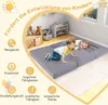 Two young children playing on a modular foam sofa in a playroom. Anteprima dell’immagine prodotto
