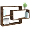 vidaXL Etagère murale chêne fumé 104x20x58,5 cm Bois Voir les images du produit 6