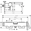 Hansgrohe Wannenmischer Aufputz Tecturis E 73420670 Produktbild-Vorschau 3