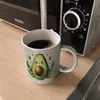 Avocado Glitzer-Kaffeebecher Produktbild-Vorschau 5