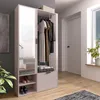 A hallway or entryway with a wardrobe, door, and window. Náhled obrázku produktu