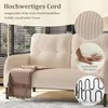 okwish Moderní Dvoumístné Relaxační křeslo s ergonomickým Náhled obrázku produktu 3